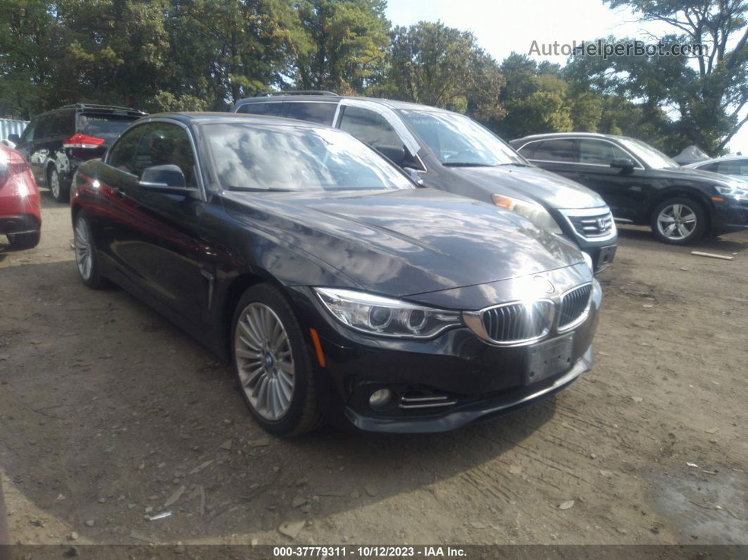 2015 Bmw 435i Xdrive Black vin: WBA3T7C59F5A37094