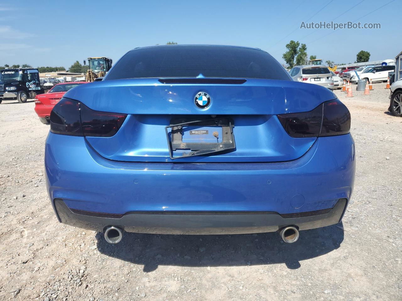 2016 Bmw 435 Xi Blue vin: WBA3T7C59G5A37551