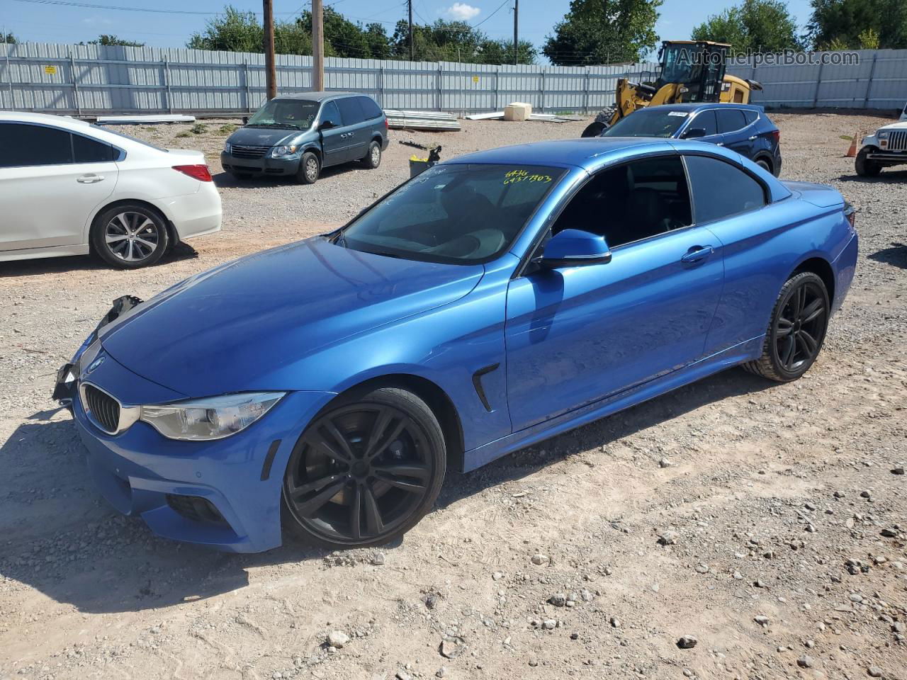 2016 Bmw 435 Xi Blue vin: WBA3T7C59G5A37551