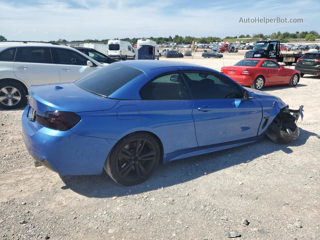 2016 Bmw 435 Xi Blue vin: WBA3T7C59G5A37551