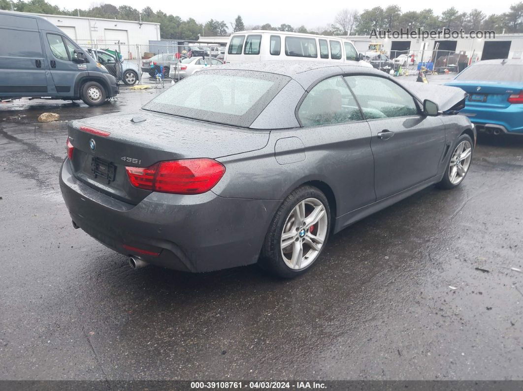 2016 Bmw 435i Xdrive Серый vin: WBA3T7C59G5A37629