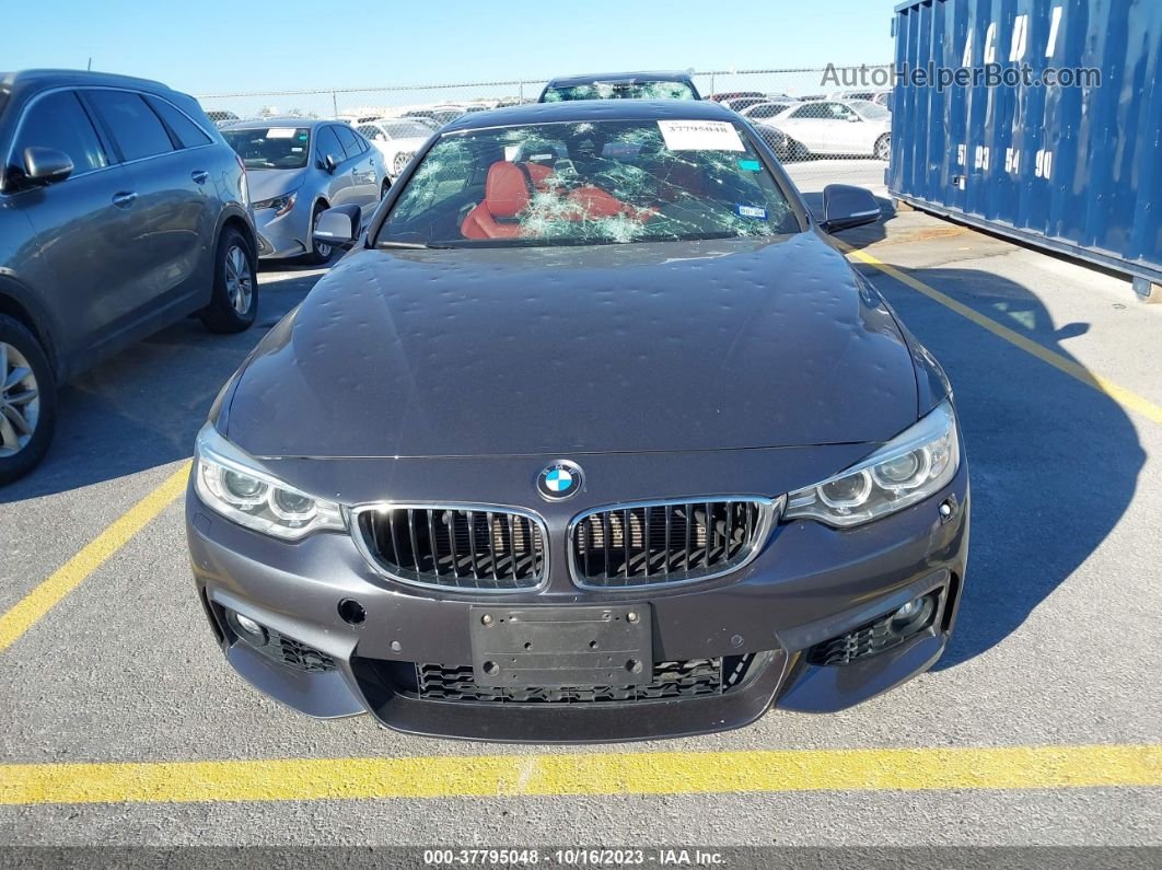 2016 Bmw 435i Xdrive Gray vin: WBA3T7C59G5A38098