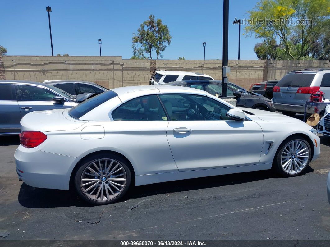 2015 Bmw 435i Xdrive White vin: WBA3T7C5XF5A37055