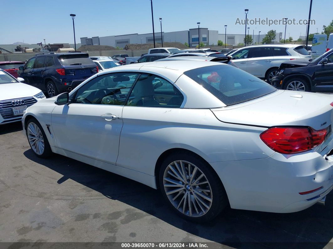 2015 Bmw 435i Xdrive White vin: WBA3T7C5XF5A37055