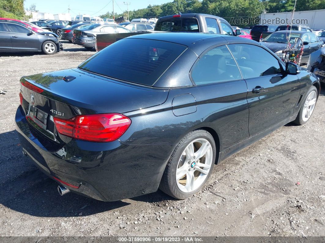 2015 Bmw 4 Series 435i Xdrive Черный vin: WBA3T7C5XFP942459