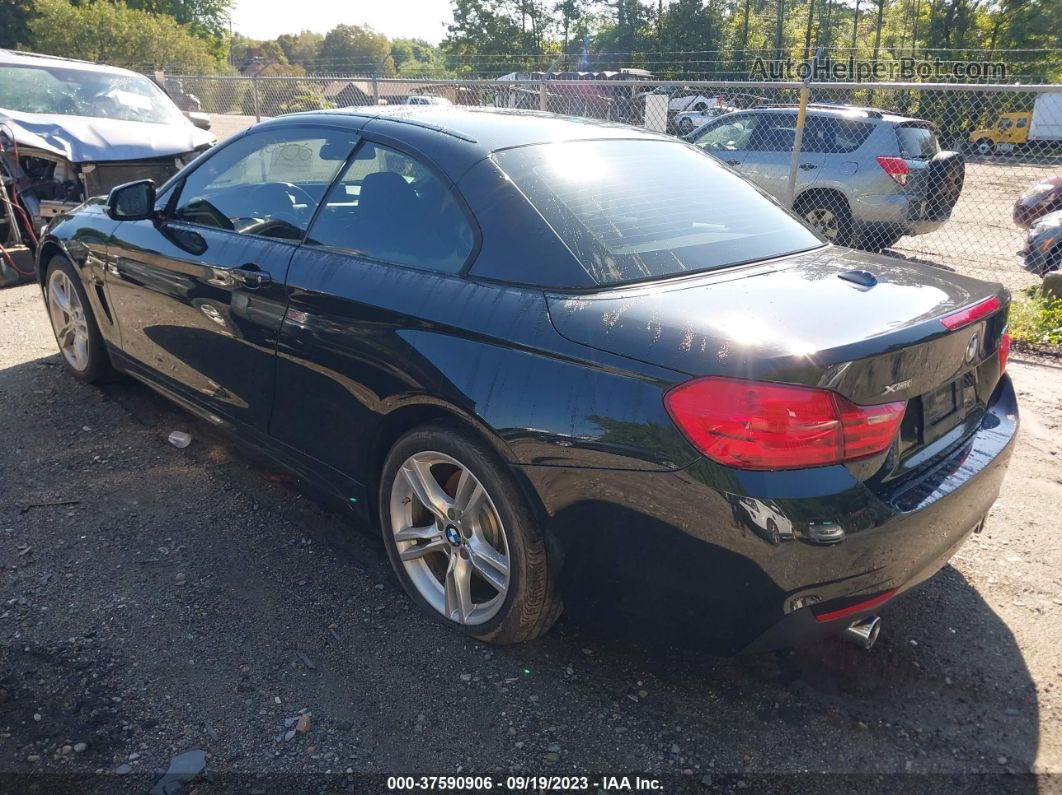 2015 Bmw 4 Series 435i Xdrive Черный vin: WBA3T7C5XFP942459