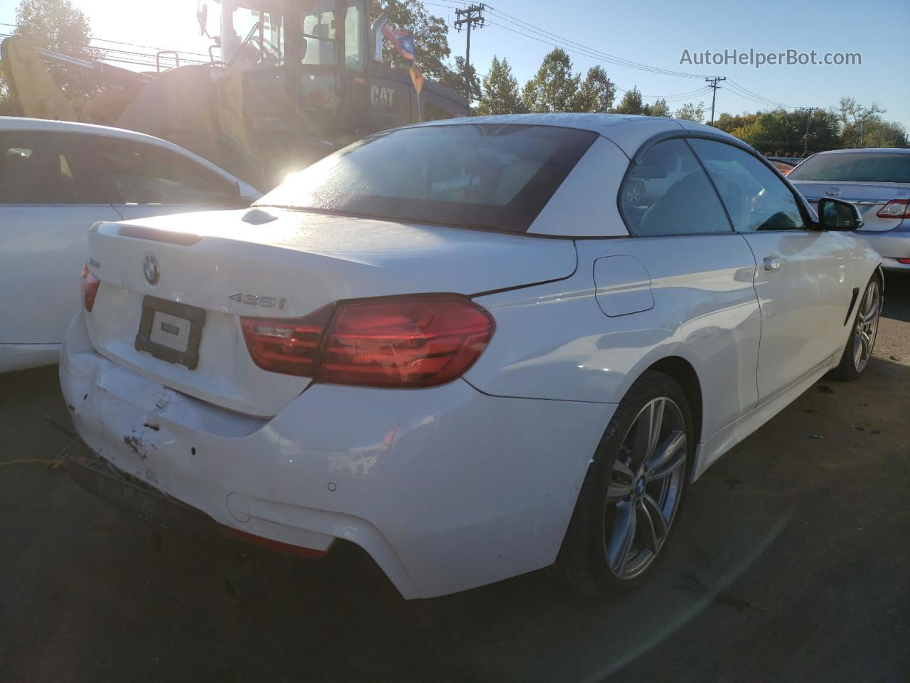 2016 Bmw 435 Xi White vin: WBA3T7C5XG5A37459