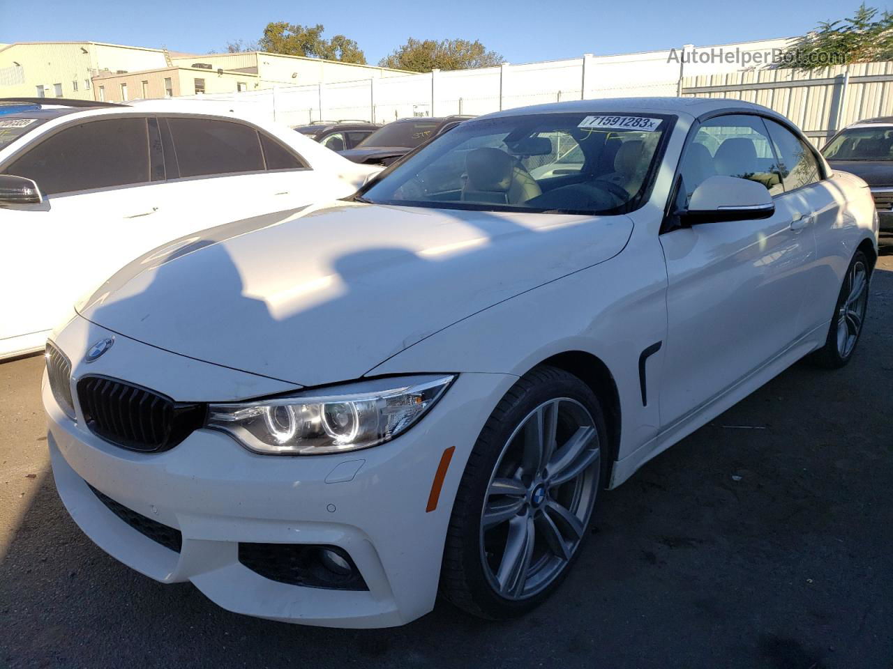 2016 Bmw 435 Xi White vin: WBA3T7C5XG5A37459