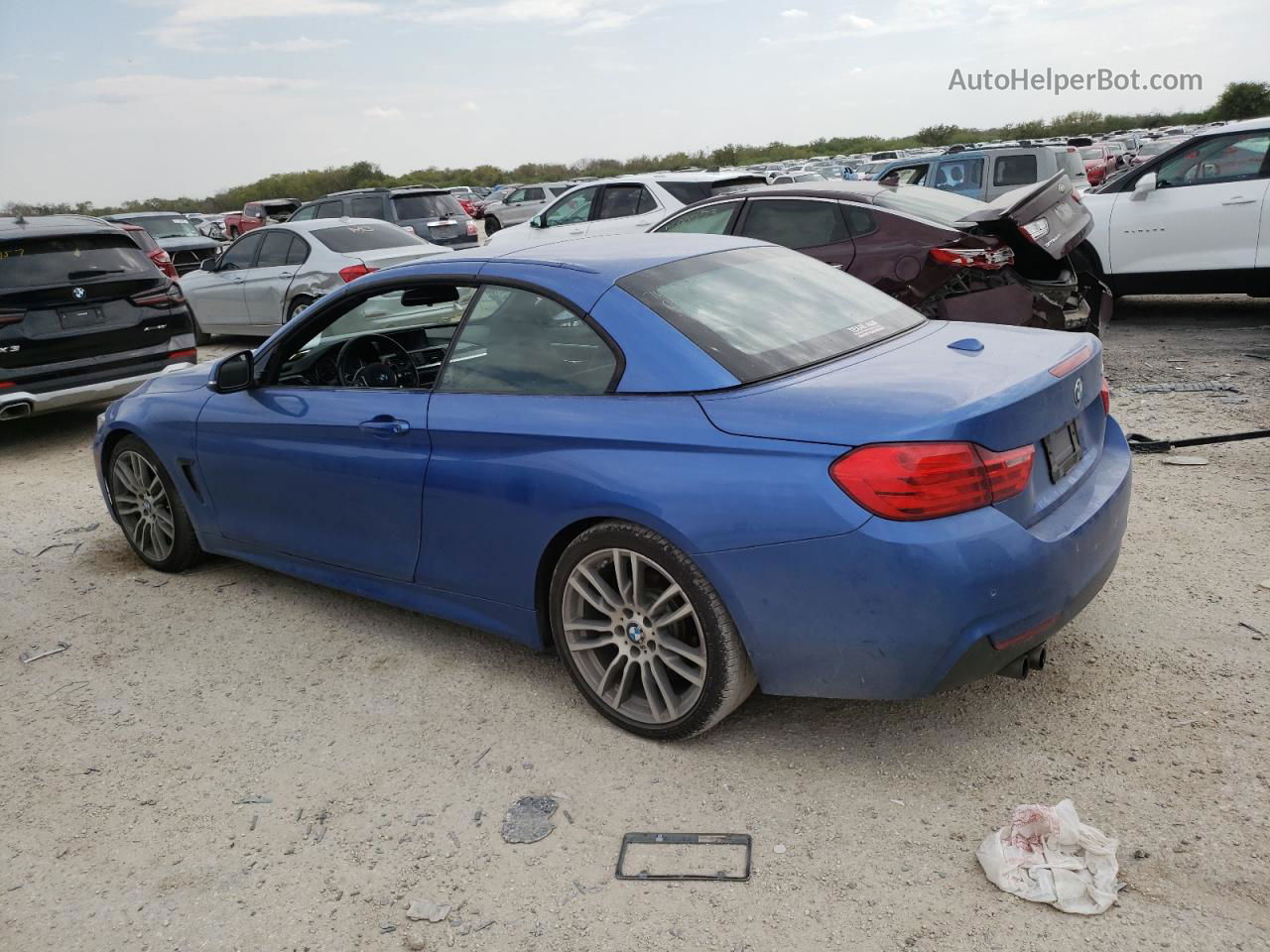 2015 Bmw 428 I Blue vin: WBA3V5C52FP753626