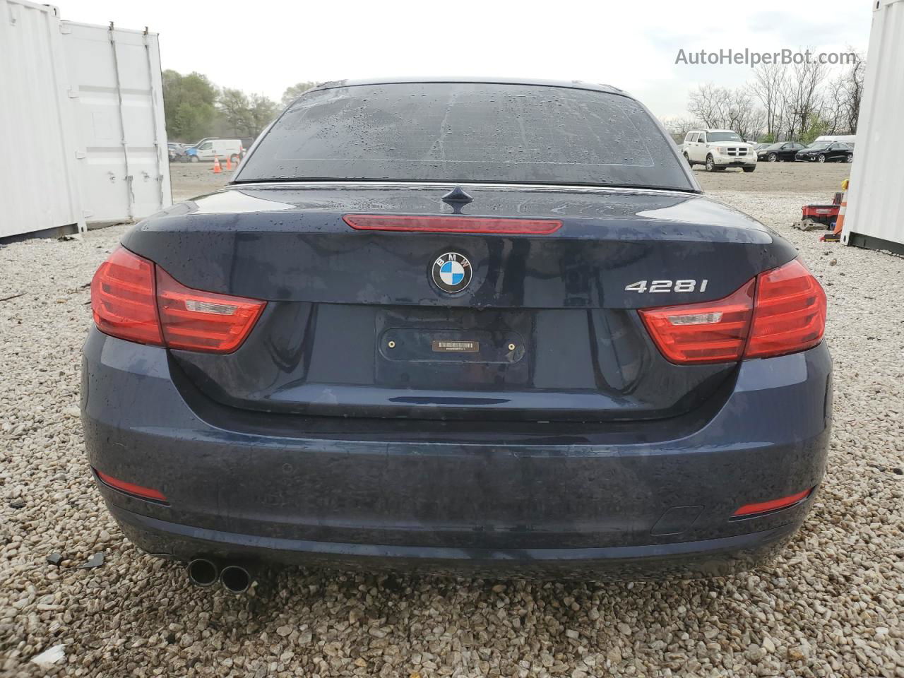 2015 Bmw 428 I Blue vin: WBA3V5C54FP752171