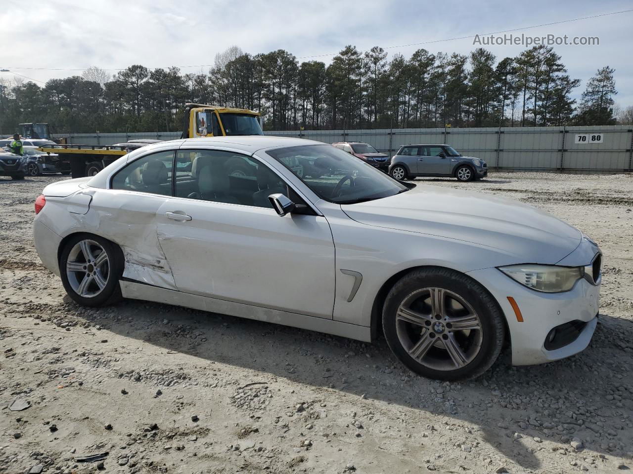 2015 Bmw 428 I Gray vin: WBA3V5C55FP752714