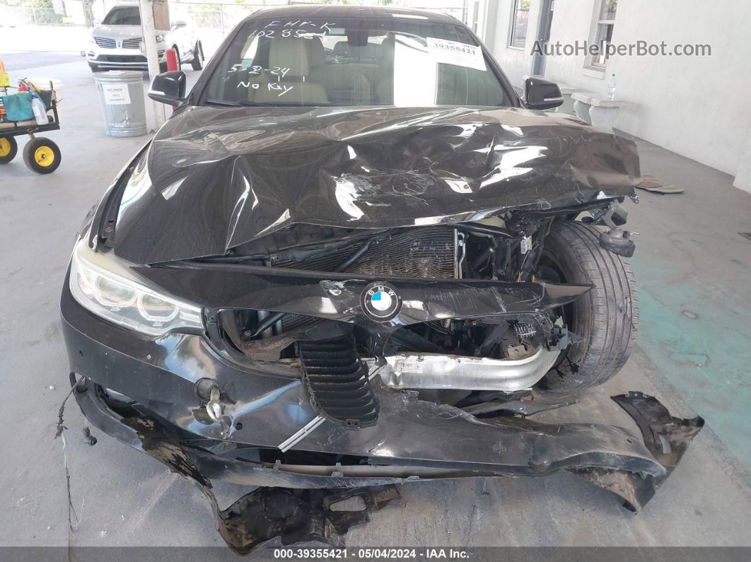 2015 Bmw 428i   Черный vin: WBA3V5C57FP753203