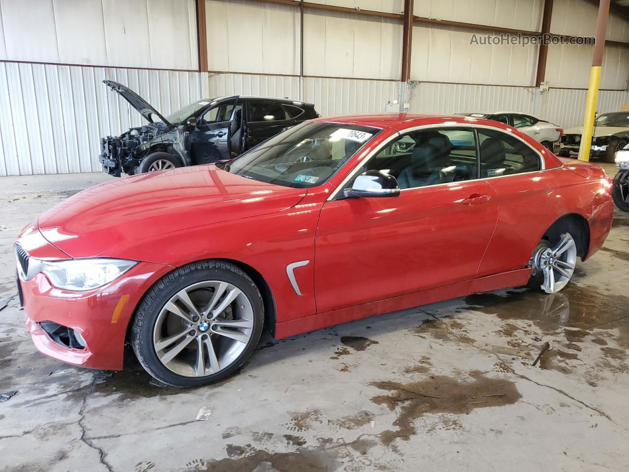 2015 Bmw 428 I Red vin: WBA3V5C57FP753492