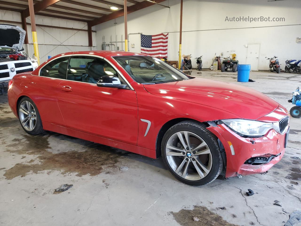 2015 Bmw 428 I Red vin: WBA3V5C57FP753492