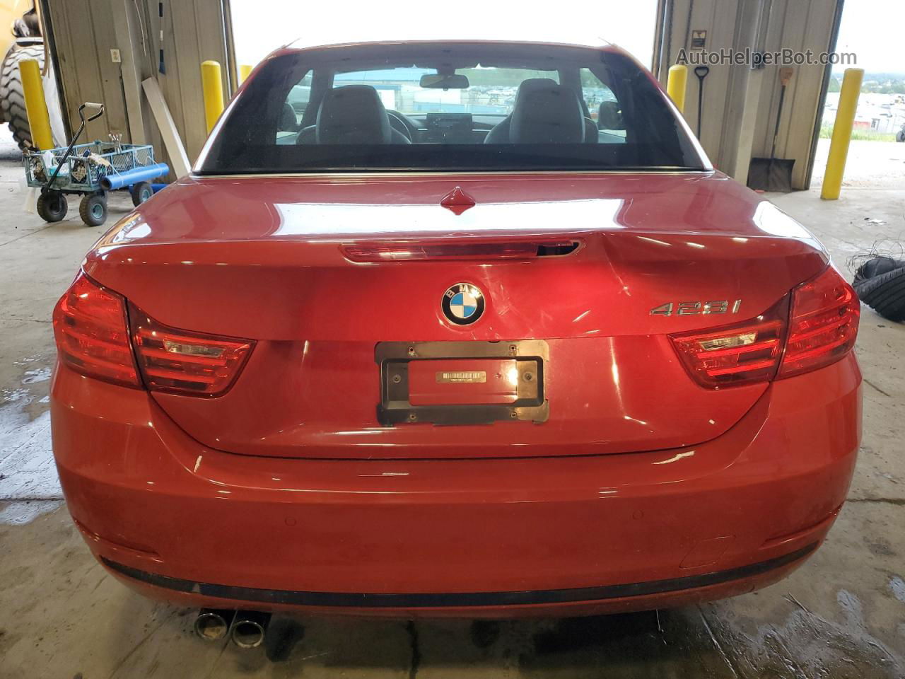 2015 Bmw 428 I Red vin: WBA3V5C57FP753492