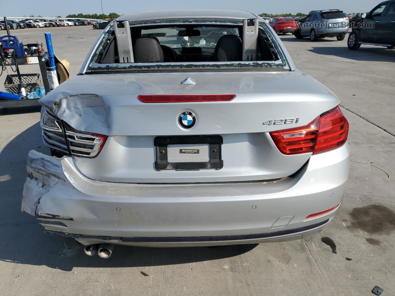 2015 Bmw 428 I Silver vin: WBA3V5C58F5A78928