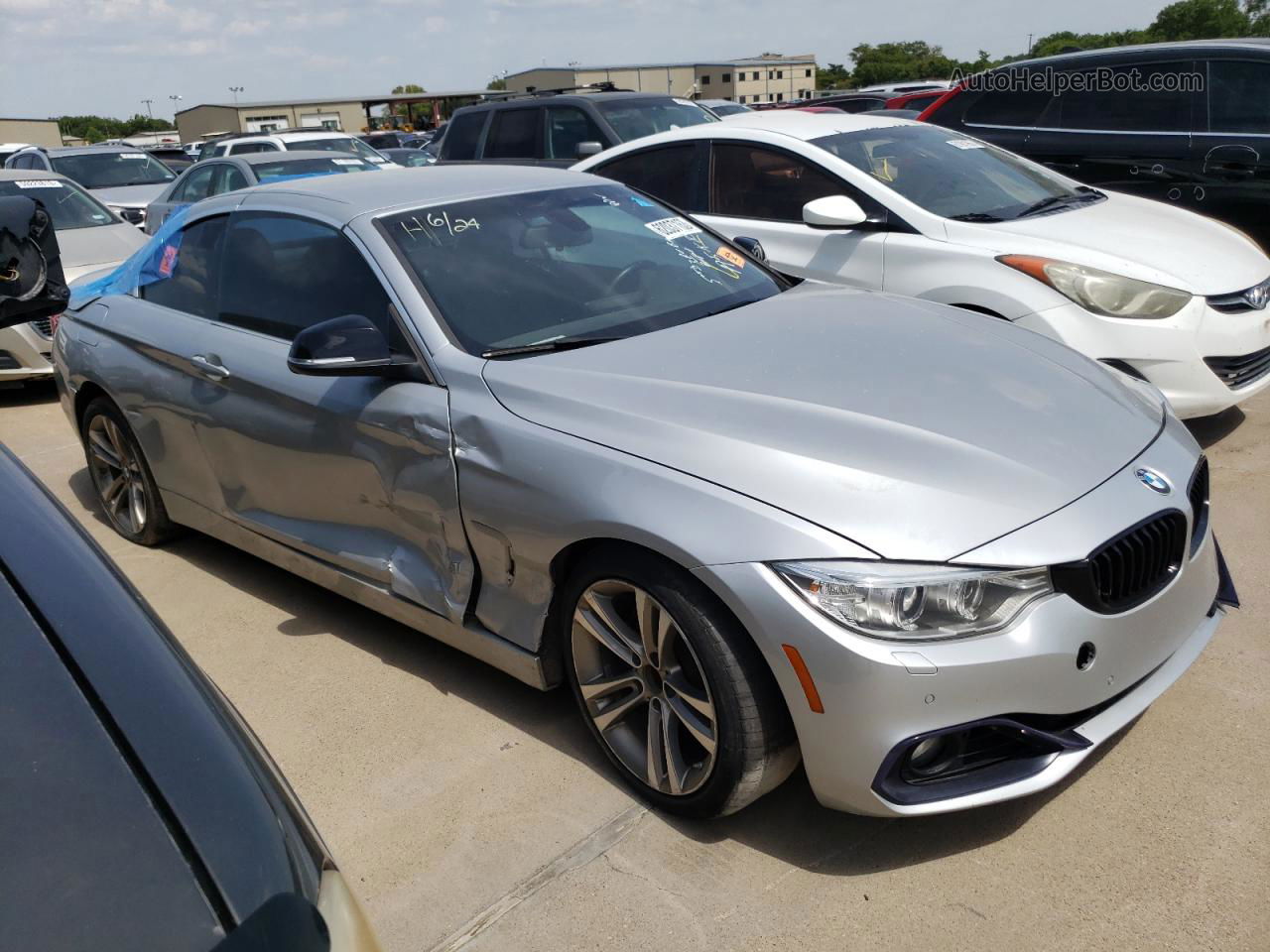 2015 Bmw 428 I Silver vin: WBA3V5C58F5A78928