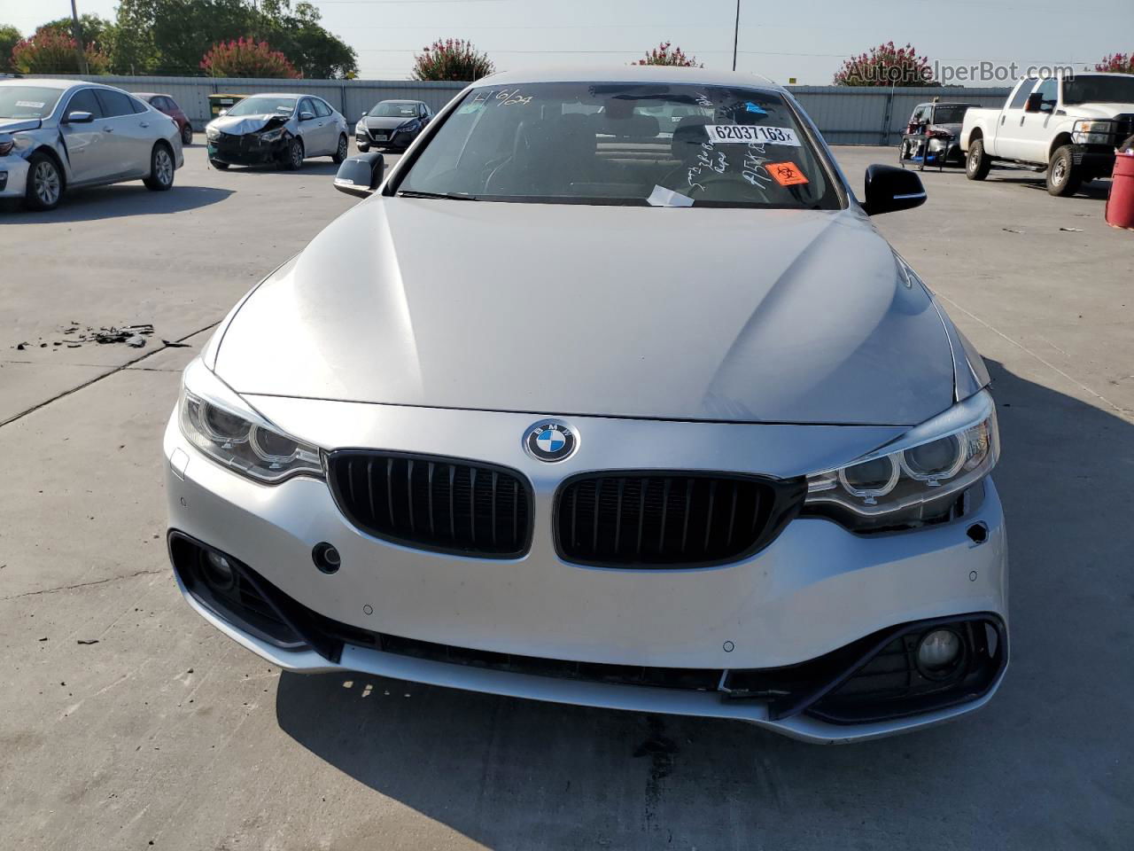 2015 Bmw 428 I Silver vin: WBA3V5C58F5A78928