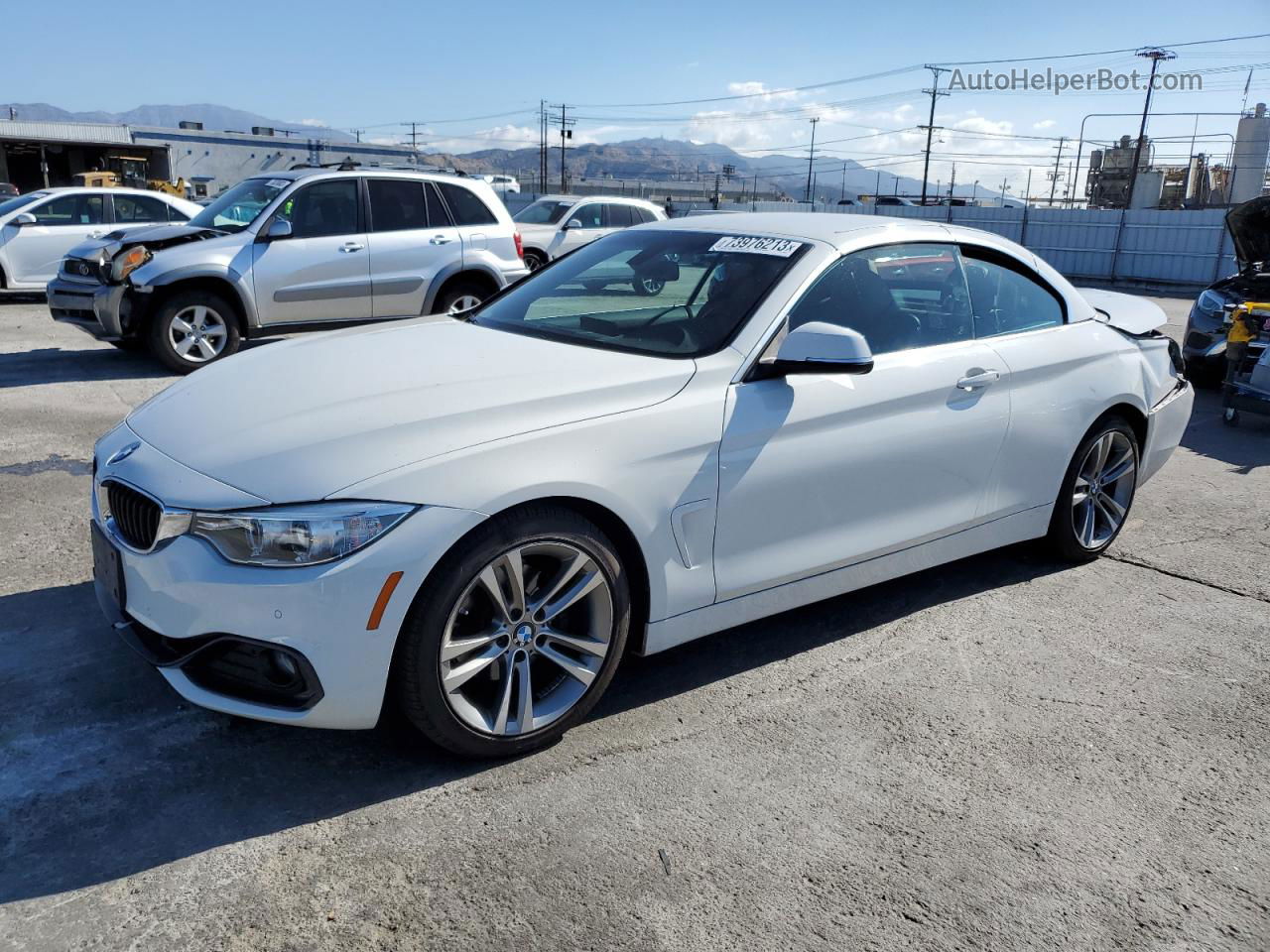 2016 Bmw 428 I Sulev White vin: WBA3V7C52G5A24974