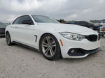 2015 Bmw 428 I Sulev White vin: WBA3V7C54FP772397