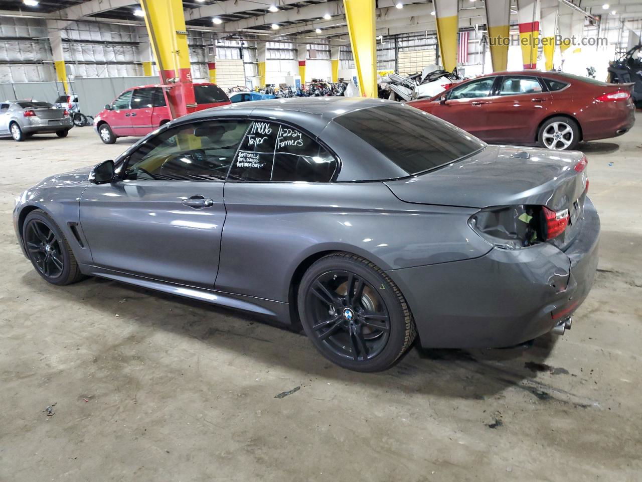 2016 Bmw 428 I Sulev Gray vin: WBA3V7C55G5A25648