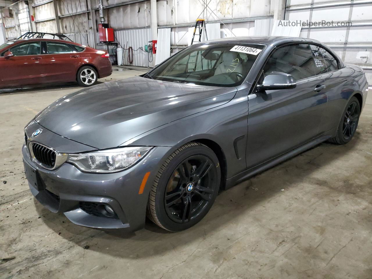 2016 Bmw 428 I Sulev Gray vin: WBA3V7C55G5A25648