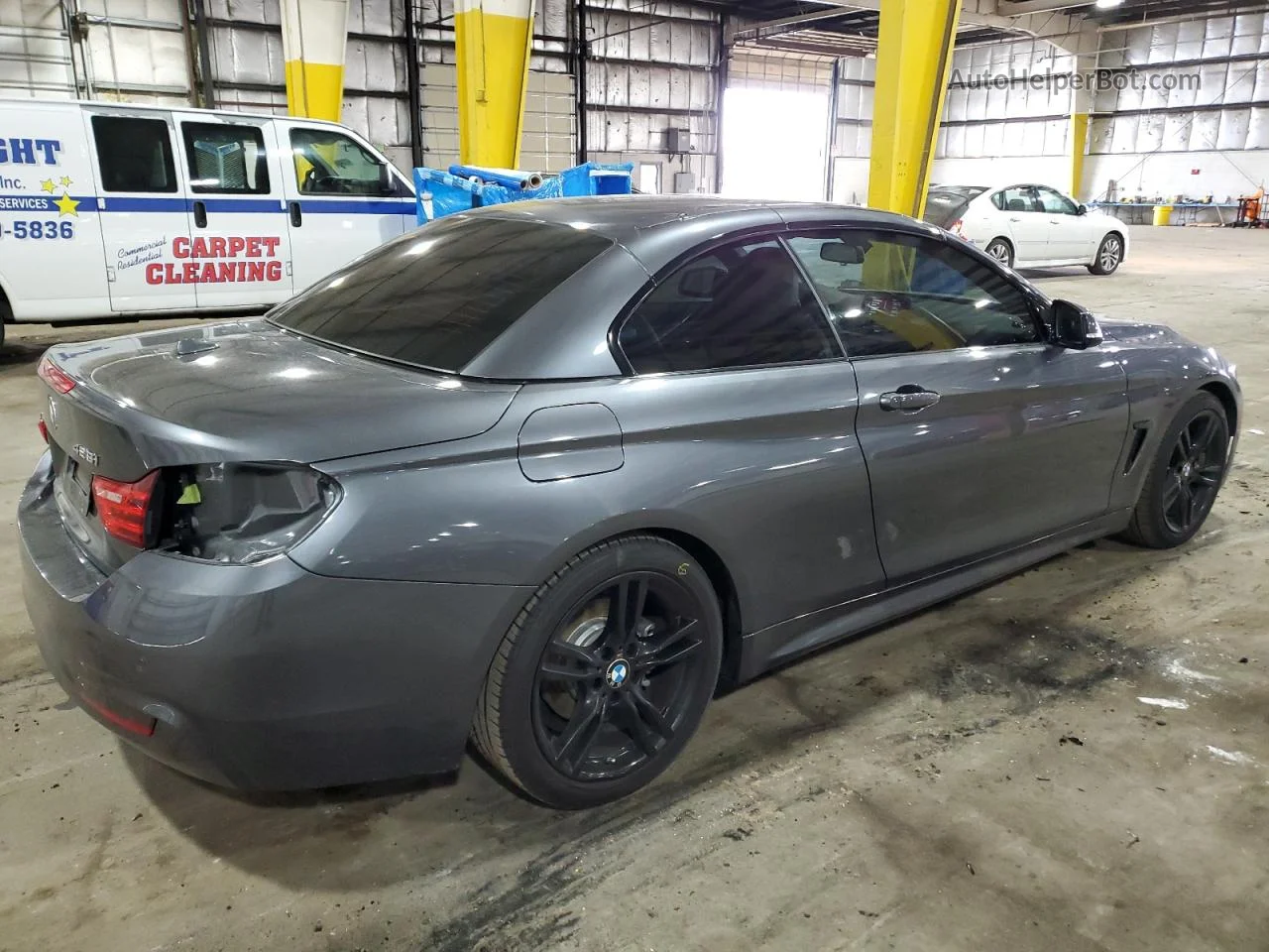 2016 Bmw 428 I Sulev Gray vin: WBA3V7C55G5A25648