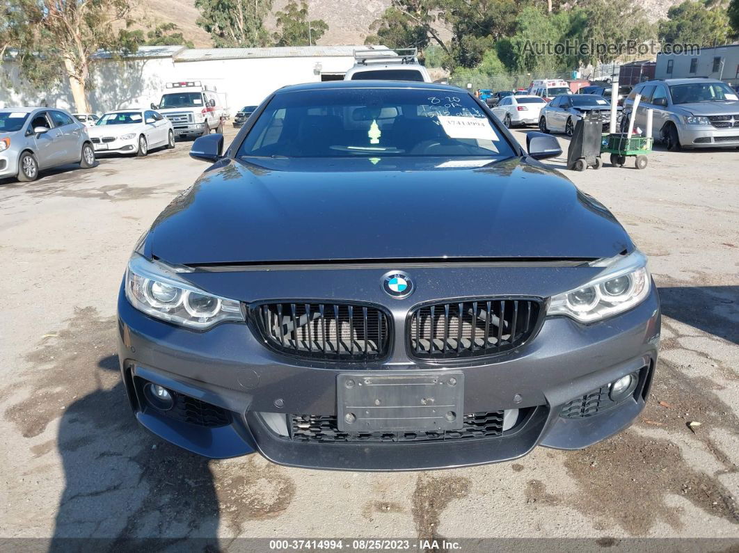 2016 Bmw 4 Series 428i Серый vin: WBA3V7C55G5A26105