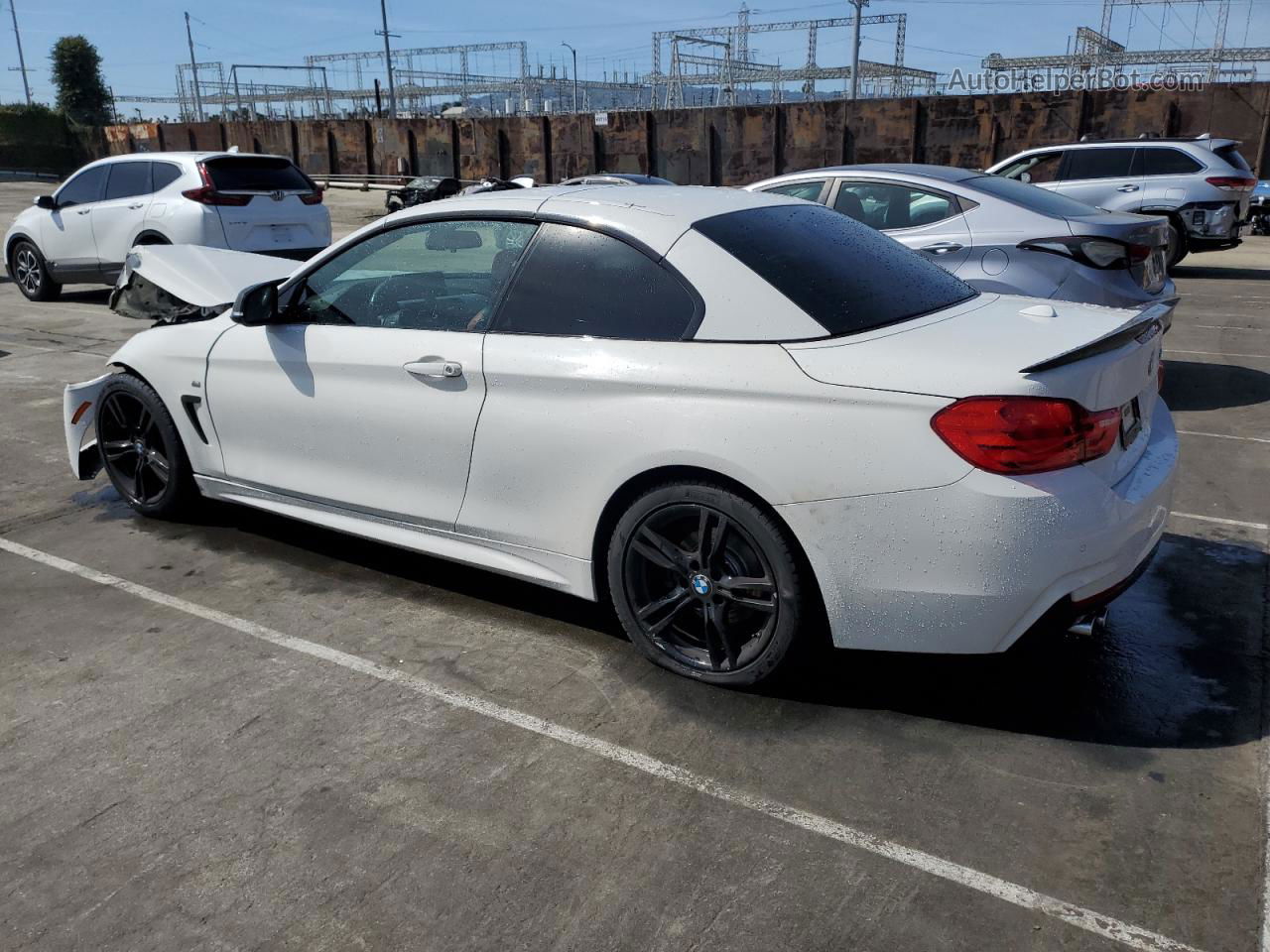 2015 Bmw 428 I Sulev White vin: WBA3V7C56F5A24118