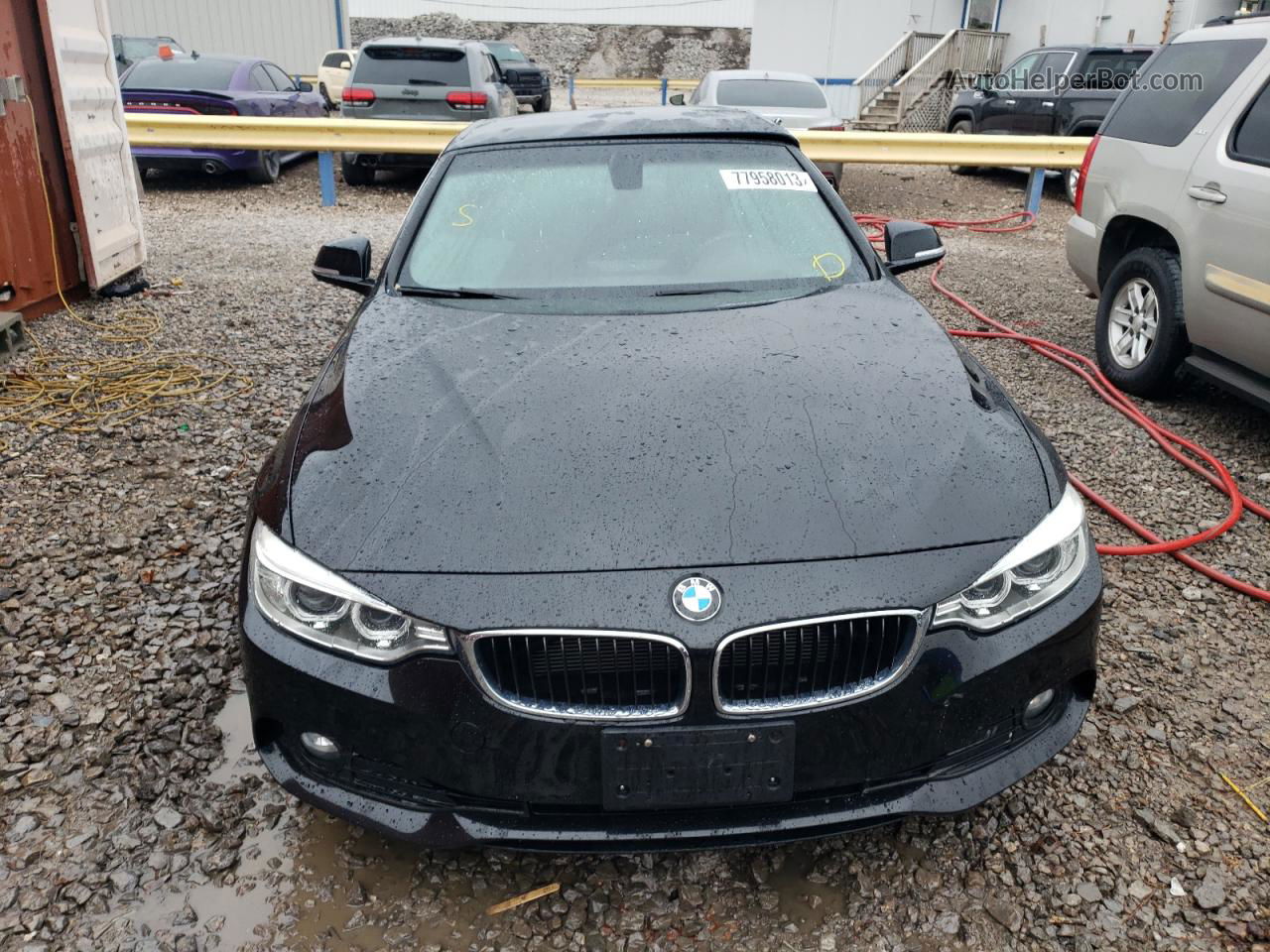 2015 Bmw 428 I Sulev Black vin: WBA3V7C56FP772160