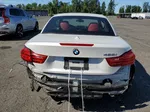 2016 Bmw 428 I Sulev White vin: WBA3V7C56G5A25058