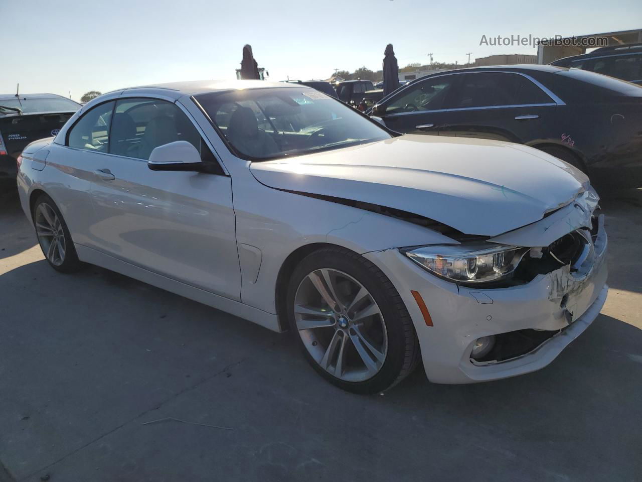 2016 Bmw 428 I Sulev Белый vin: WBA3V7C56G5A26520