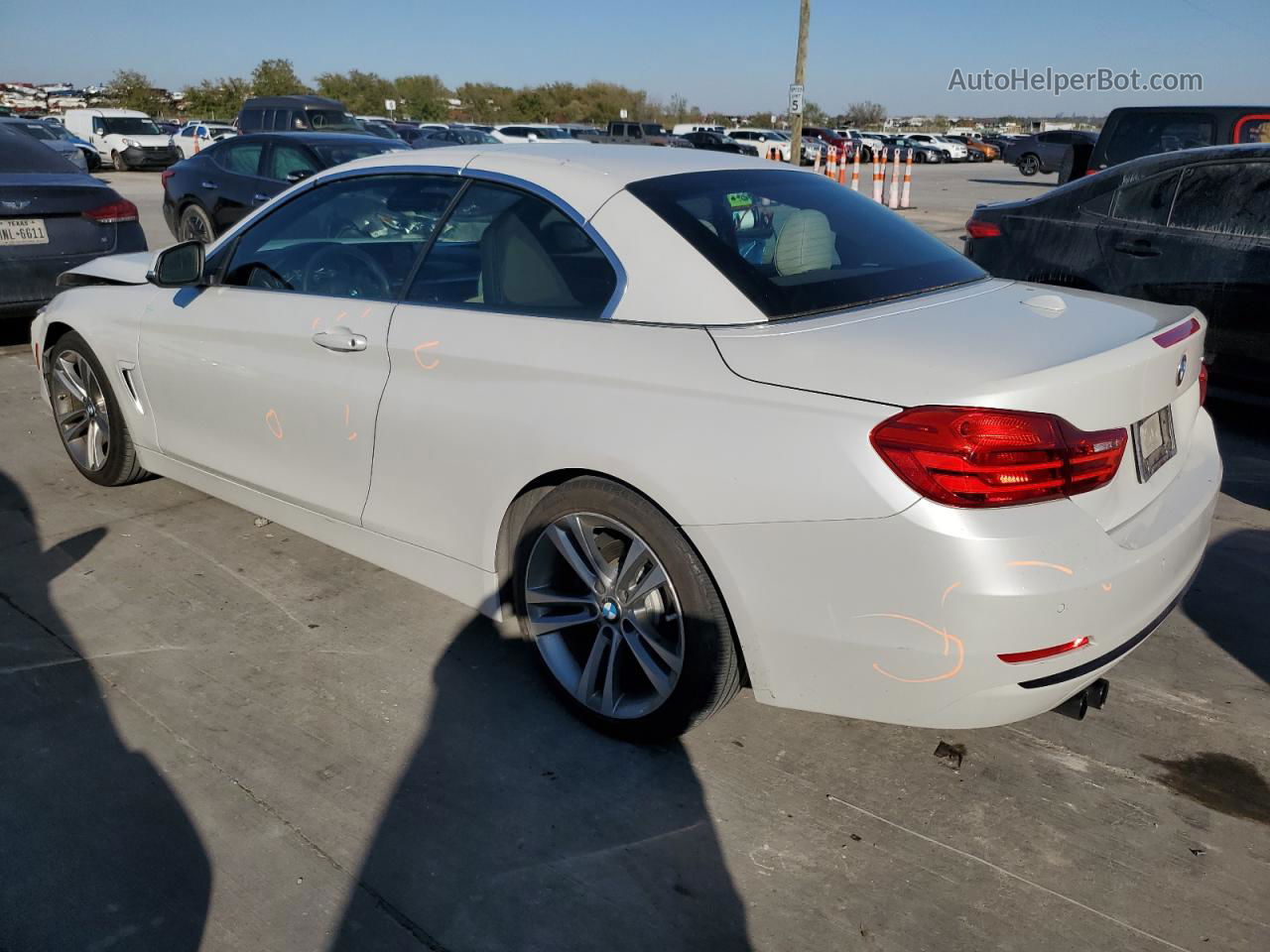 2016 Bmw 428 I Sulev White vin: WBA3V7C56G5A26520