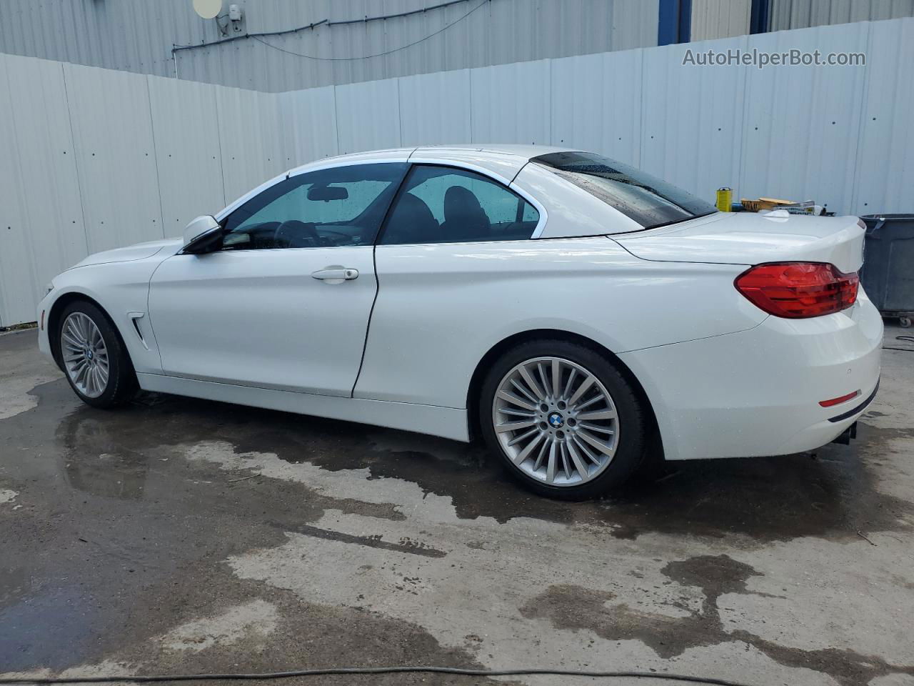 2016 Bmw 428 I Sulev White vin: WBA3V7C57G5A26297