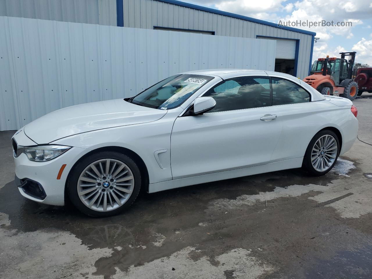 2016 Bmw 428 I Sulev White vin: WBA3V7C57G5A26297