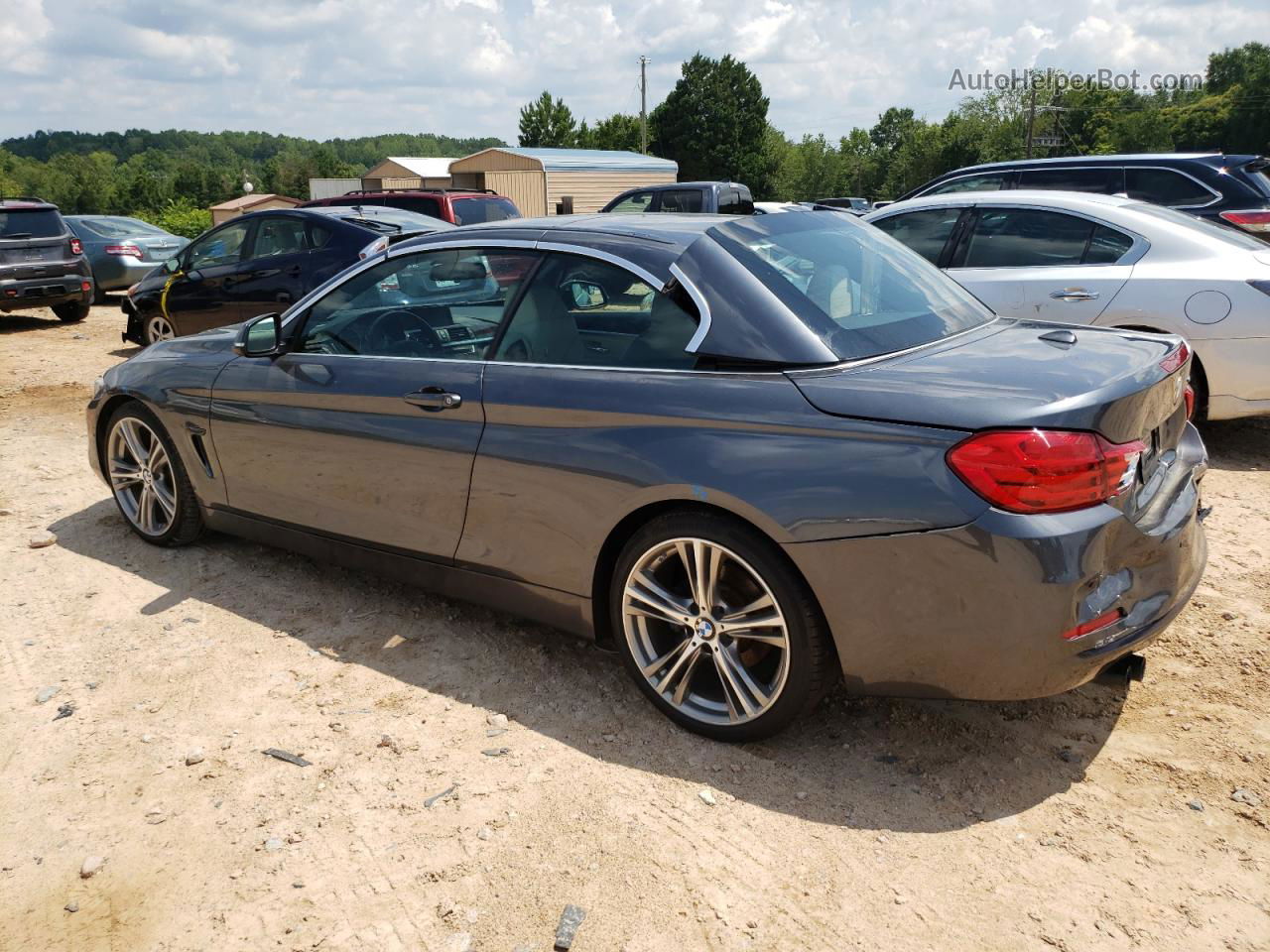 2016 Bmw 428 I Sulev Gray vin: WBA3V7C57G5A28681