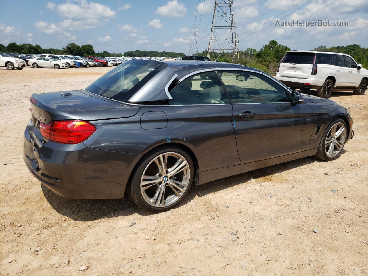 2016 Bmw 428 I Sulev Gray vin: WBA3V7C57G5A28681