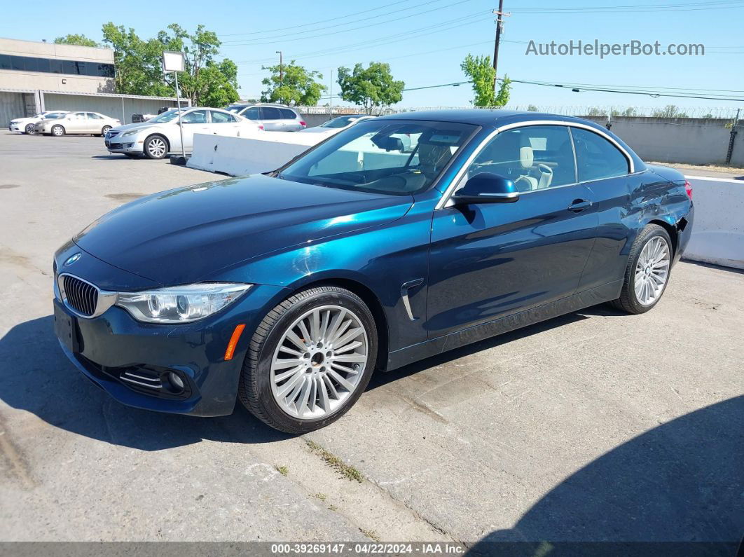 2015 Bmw 428i   Blue vin: WBA3V7C58F5A24685