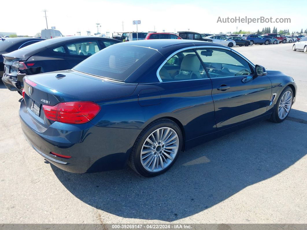 2015 Bmw 428i   Blue vin: WBA3V7C58F5A24685