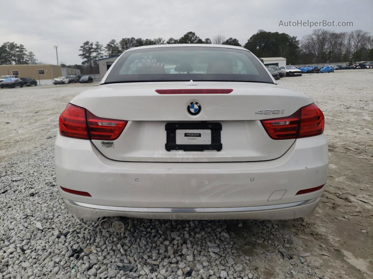 2016 Bmw 428 I Sulev White vin: WBA3V7C58G5A25580