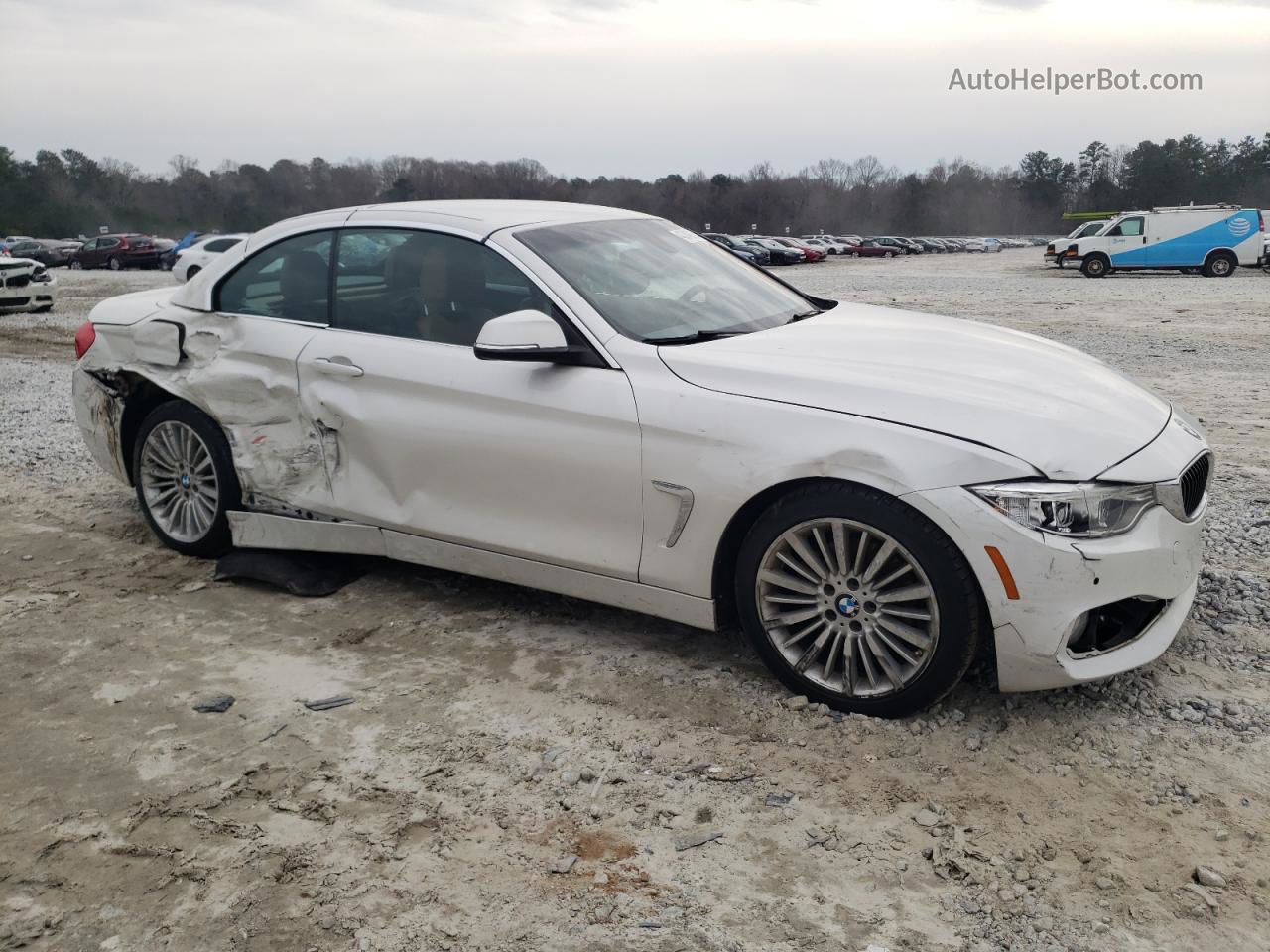 2016 Bmw 428 I Sulev White vin: WBA3V7C58G5A25580