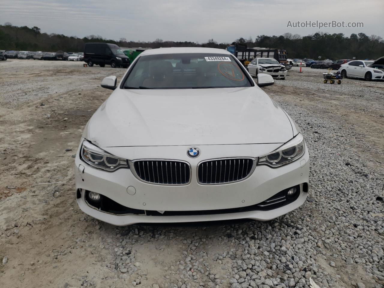 2016 Bmw 428 I Sulev White vin: WBA3V7C58G5A25580