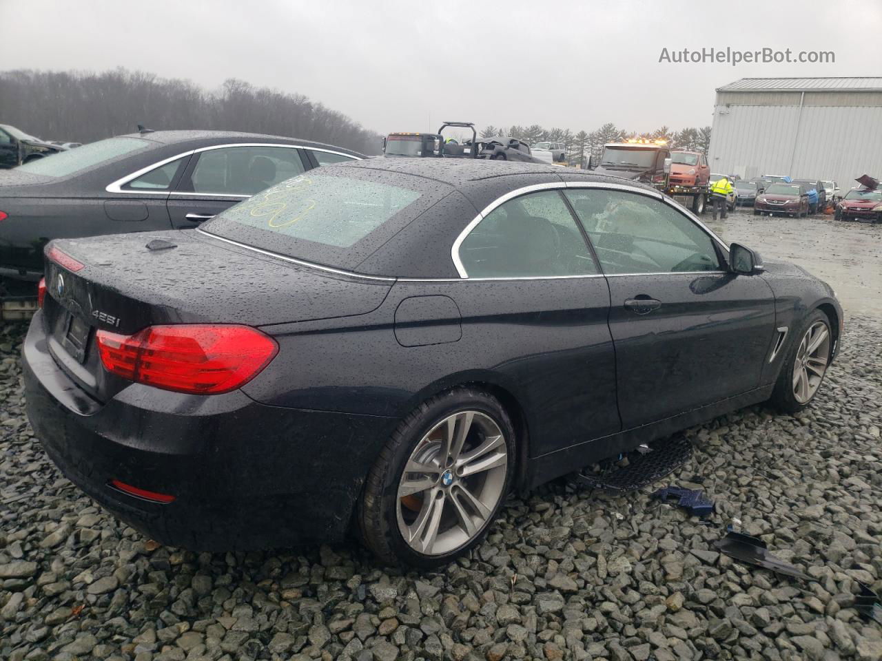 2015 Bmw 428 I Sulev Black vin: WBA3V7C59FP772041