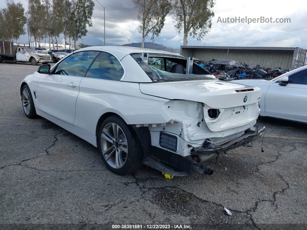 2015 Bmw 428i   White vin: WBA3V7C5XFP771593