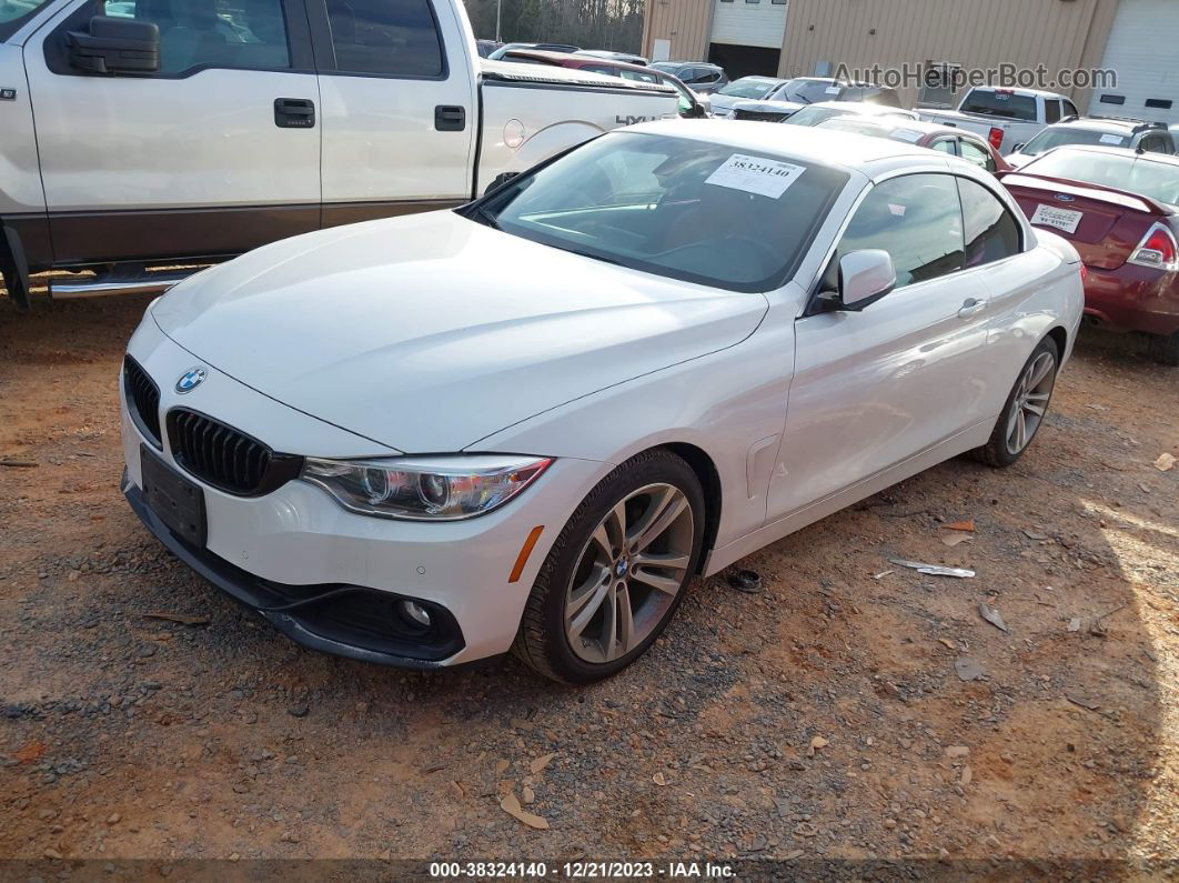 2016 Bmw 428i   White vin: WBA3V7C5XG5A25175