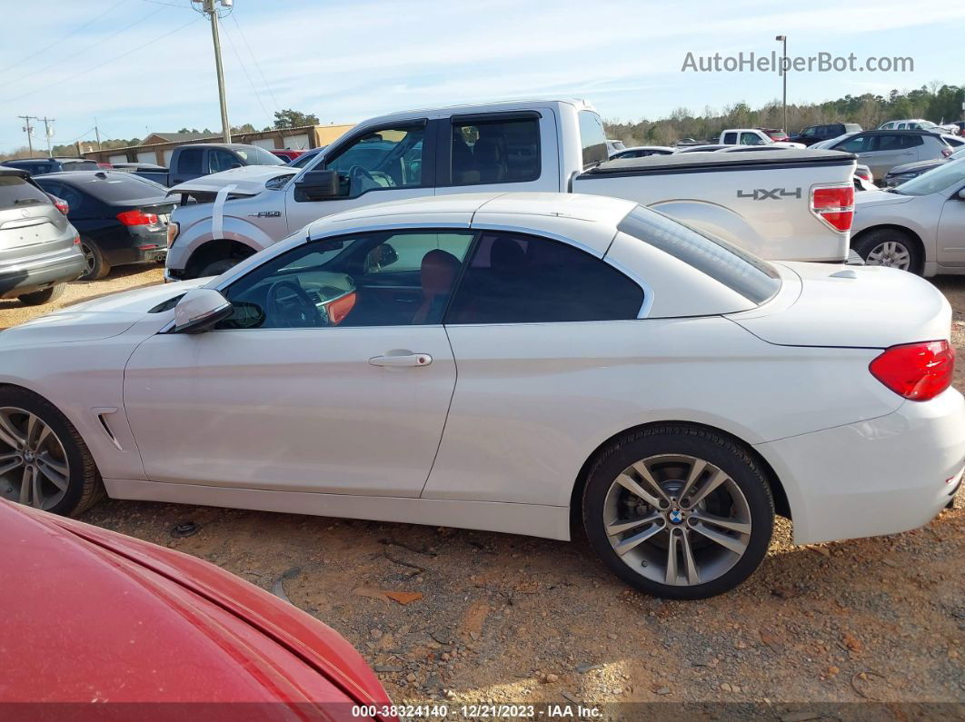 2016 Bmw 428i   White vin: WBA3V7C5XG5A25175