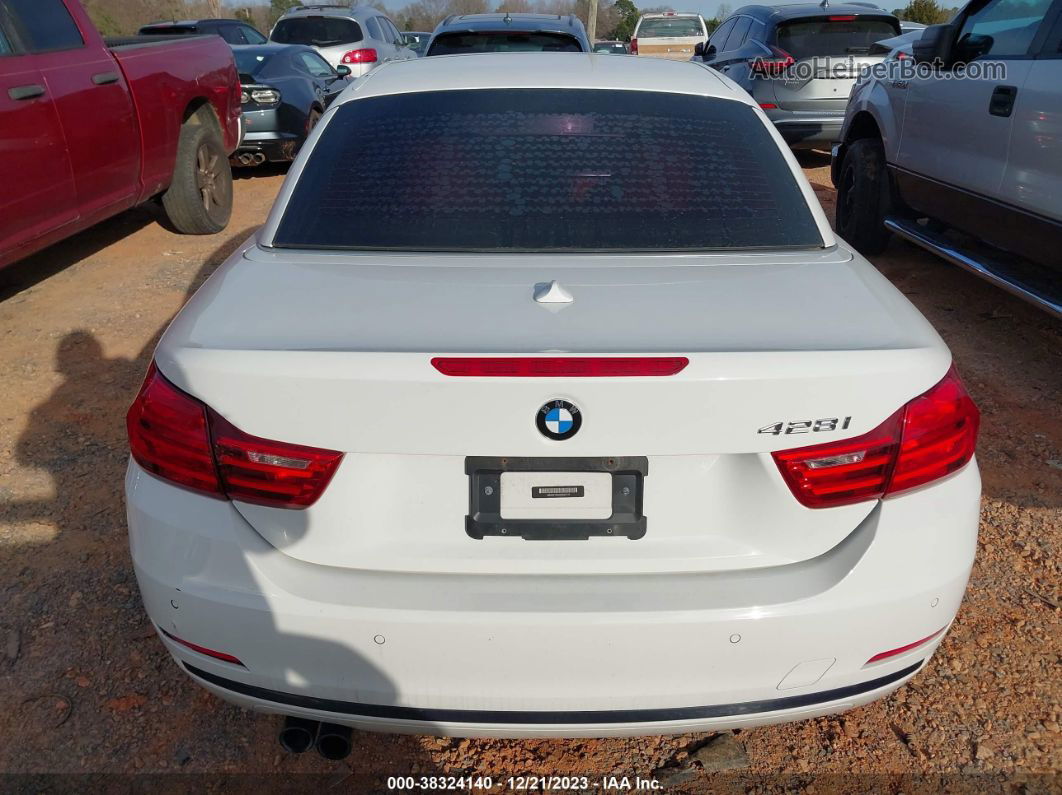 2016 Bmw 428i   White vin: WBA3V7C5XG5A25175