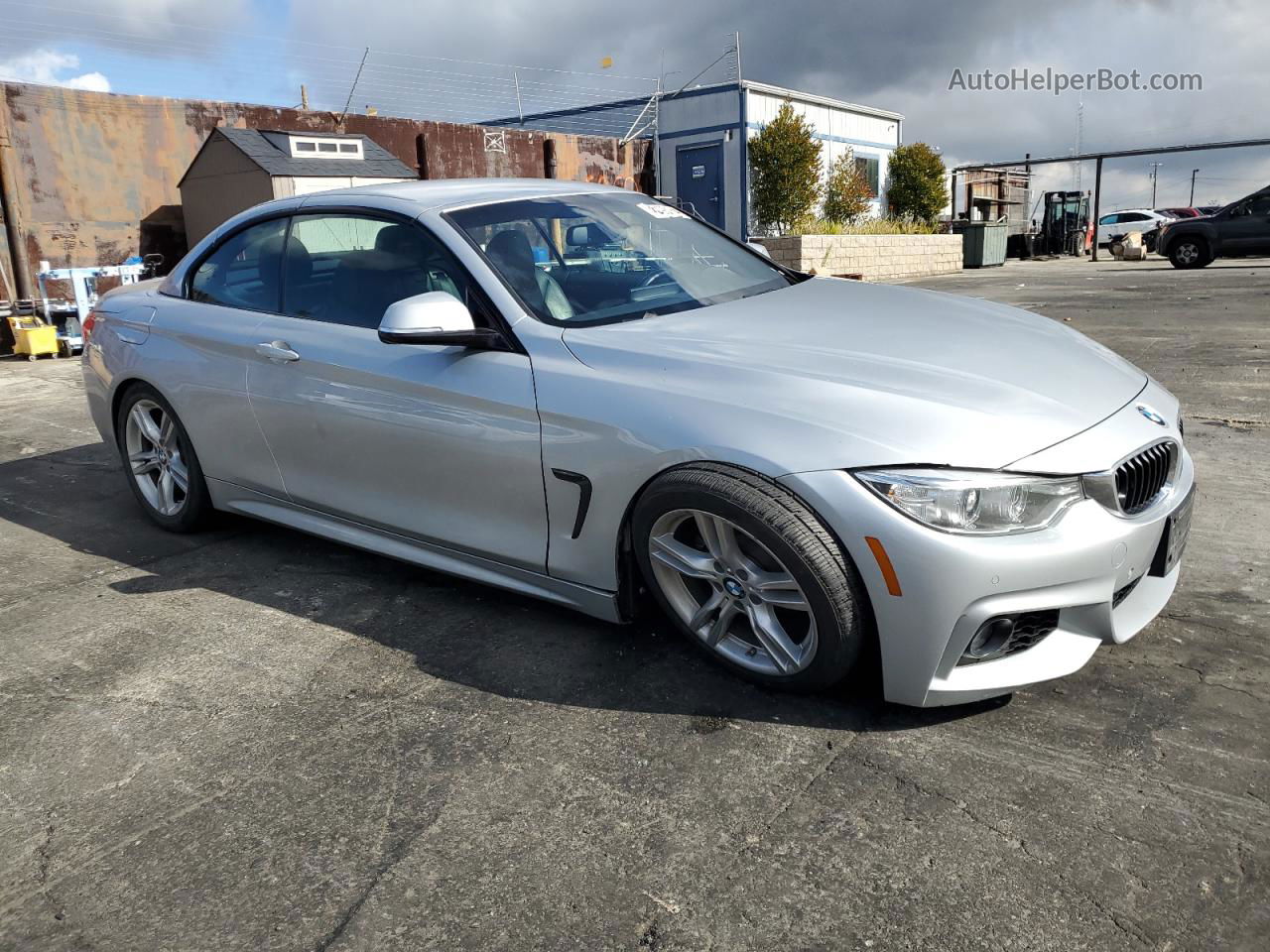 2016 Bmw 428 I Sulev Silver vin: WBA3V7C5XG5A25273