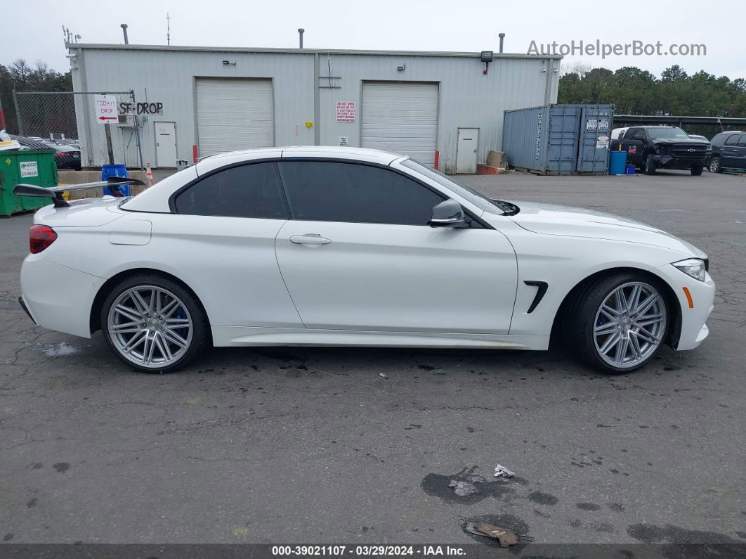 2016 Bmw 428i   White vin: WBA3V7C5XG5A28738