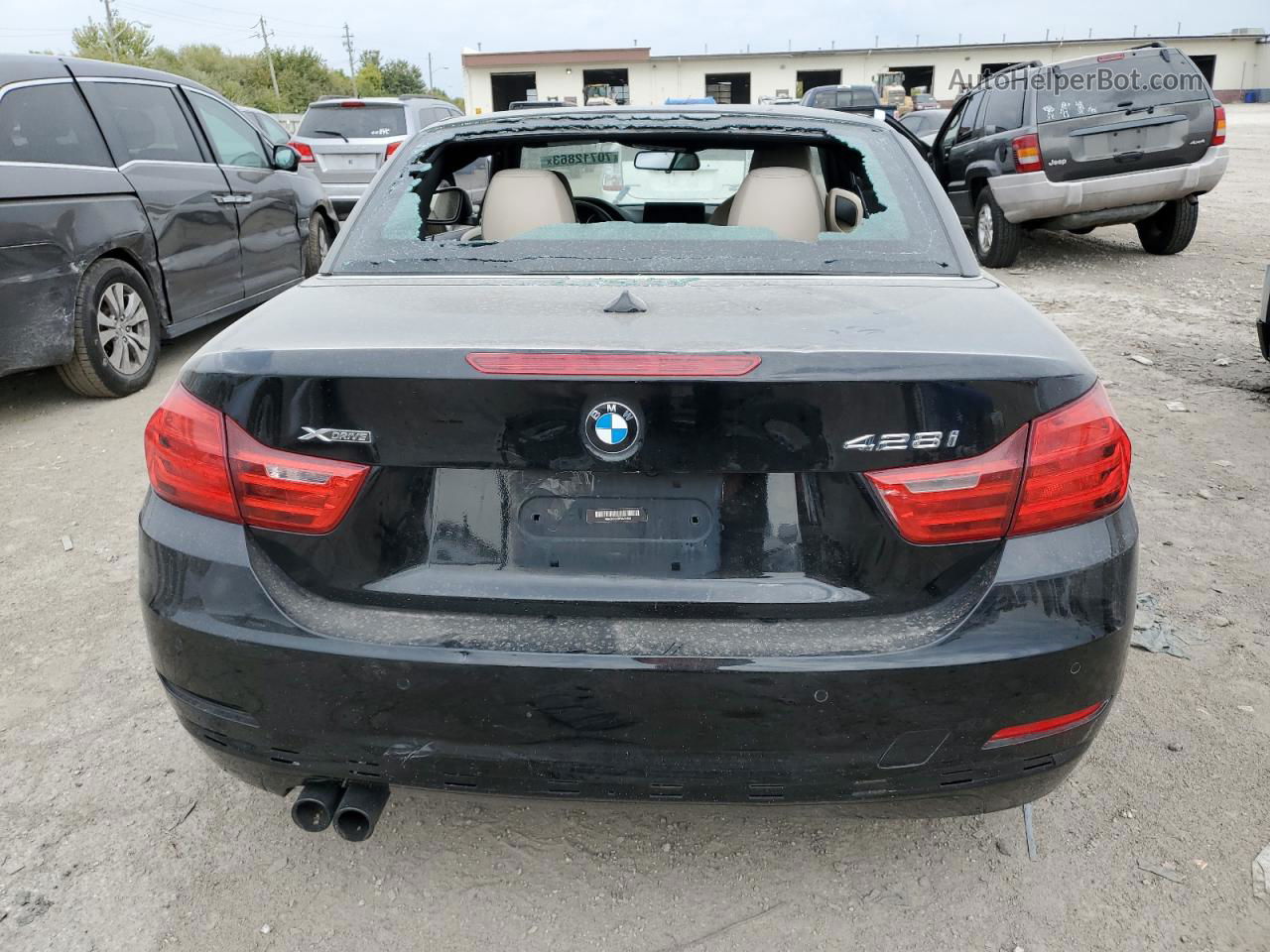 2015 Bmw 428 Xi Black vin: WBA3V9C53F5A78424